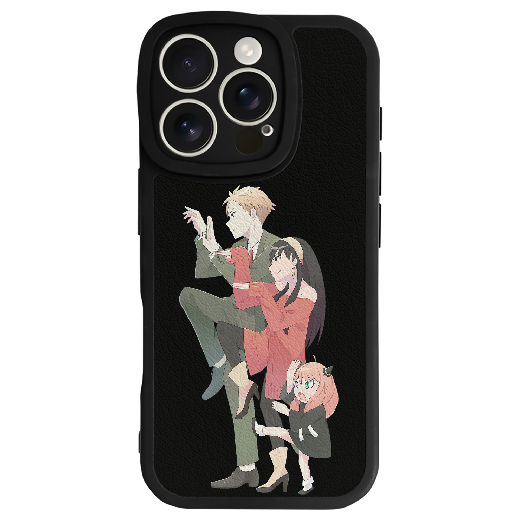 （画像用） SPY×FAMILY间谍家家酒 【iPhone 16シリーズ対応】シリコンスマホケース（レザー調） 材質：シリコン